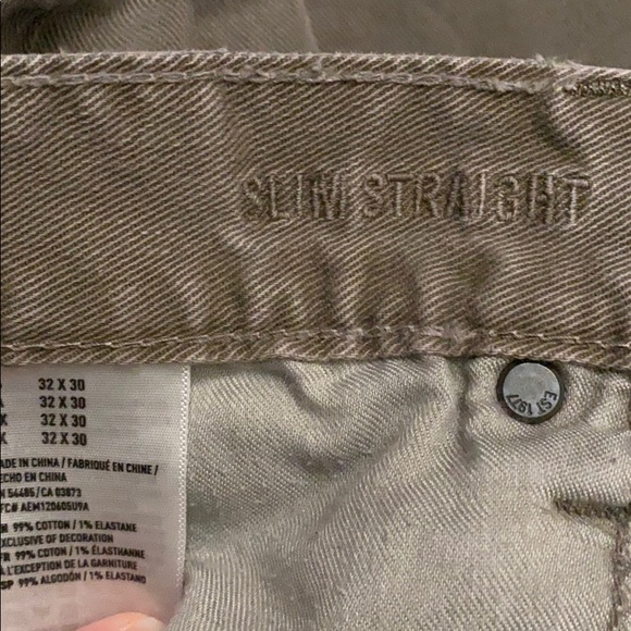 AMERICAN EAGLE: Core Flex Slim Straight Jeans - Picture 3 of 3